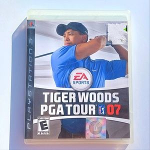 Tiger Woods PGA Tour 07 Golf Video Game Featured Player Tiger Woods PS3